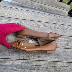 Serra Brown Ballet Flats